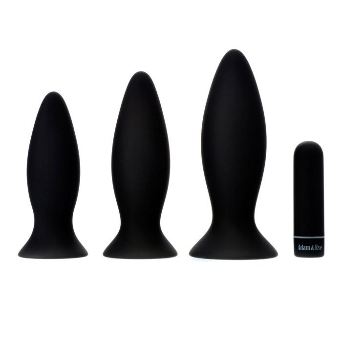 Adam & Eve Rechargeable Anal Massagers Training Kit Combo