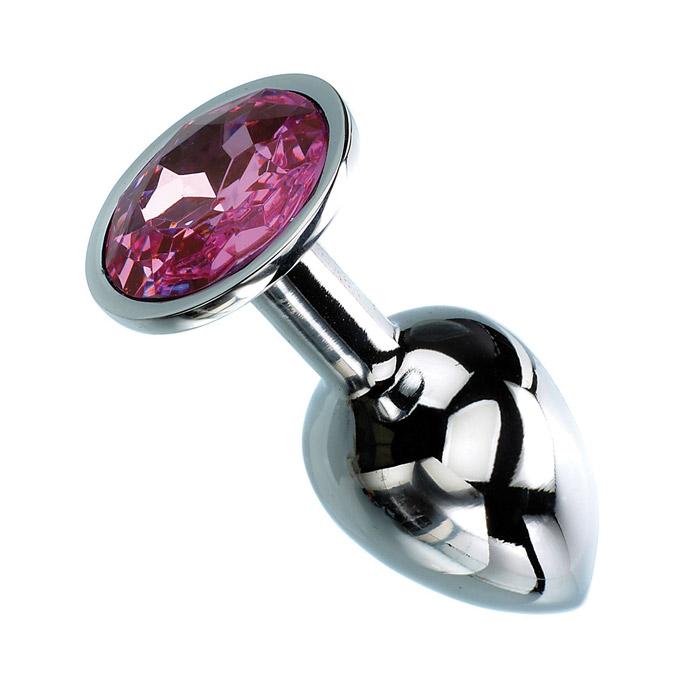 ADAM & EVE PINK GEM ANAL PLUG SMALL