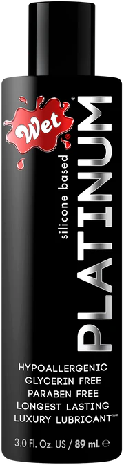 Wet® Platinum®Silicone Lubricant