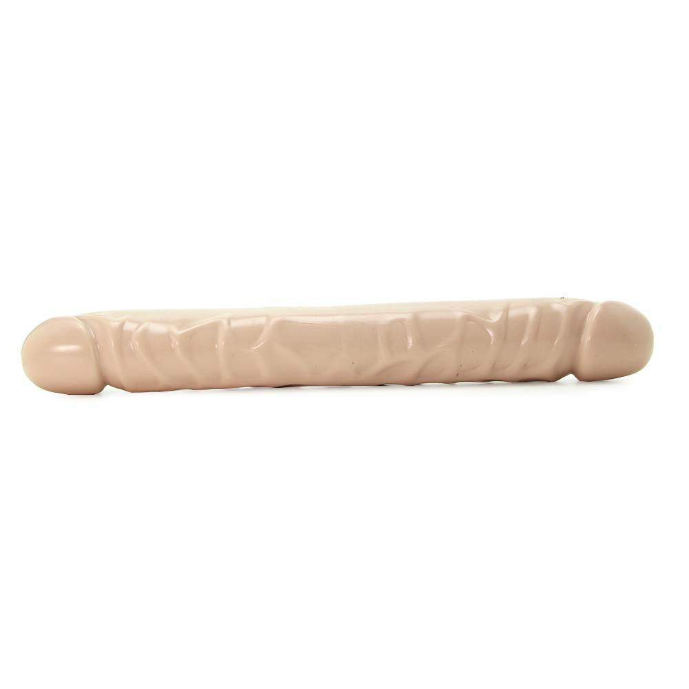 Jr. Double Header 12 Inch Dildo in White