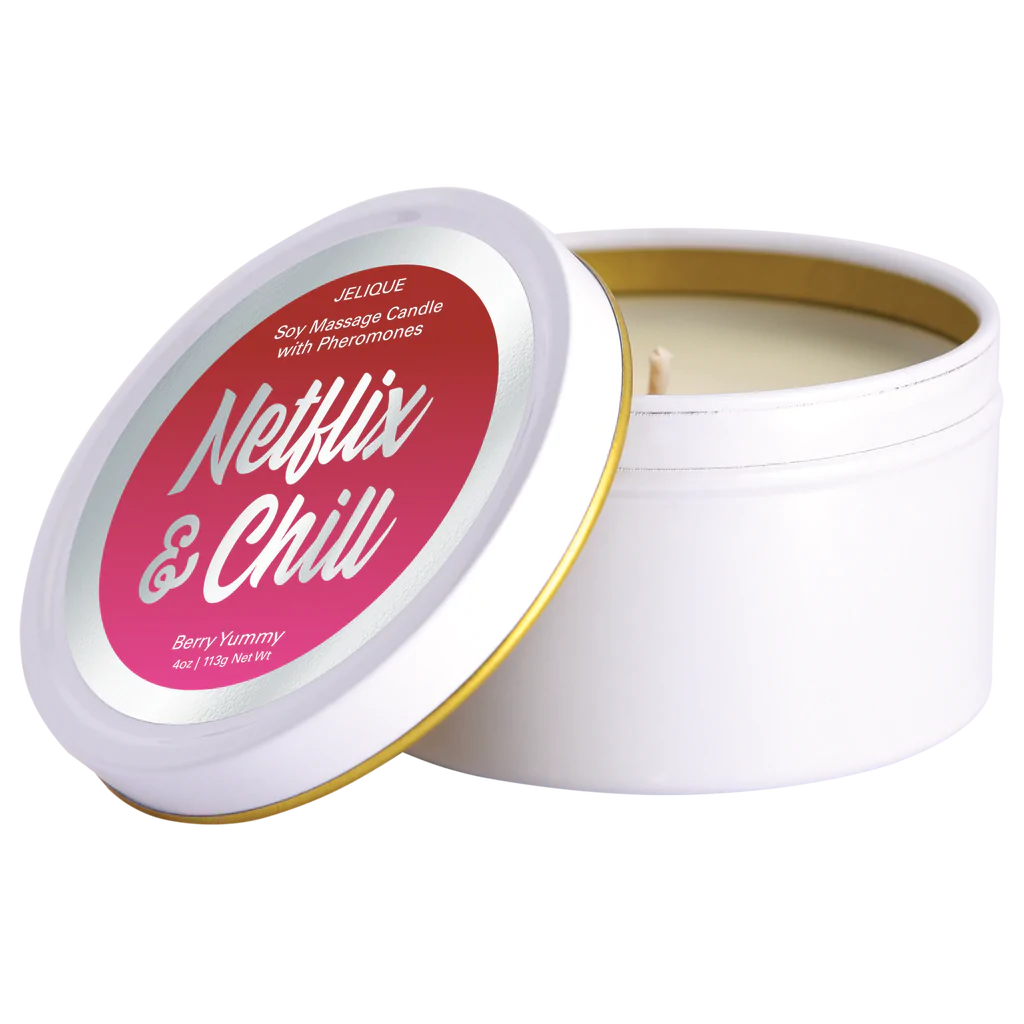 Soy Massage Candle - Netflix & Chill Berry Yummy  4 fl oz