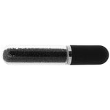 Stardust Charm Rechargeable Glass Vibe in Black